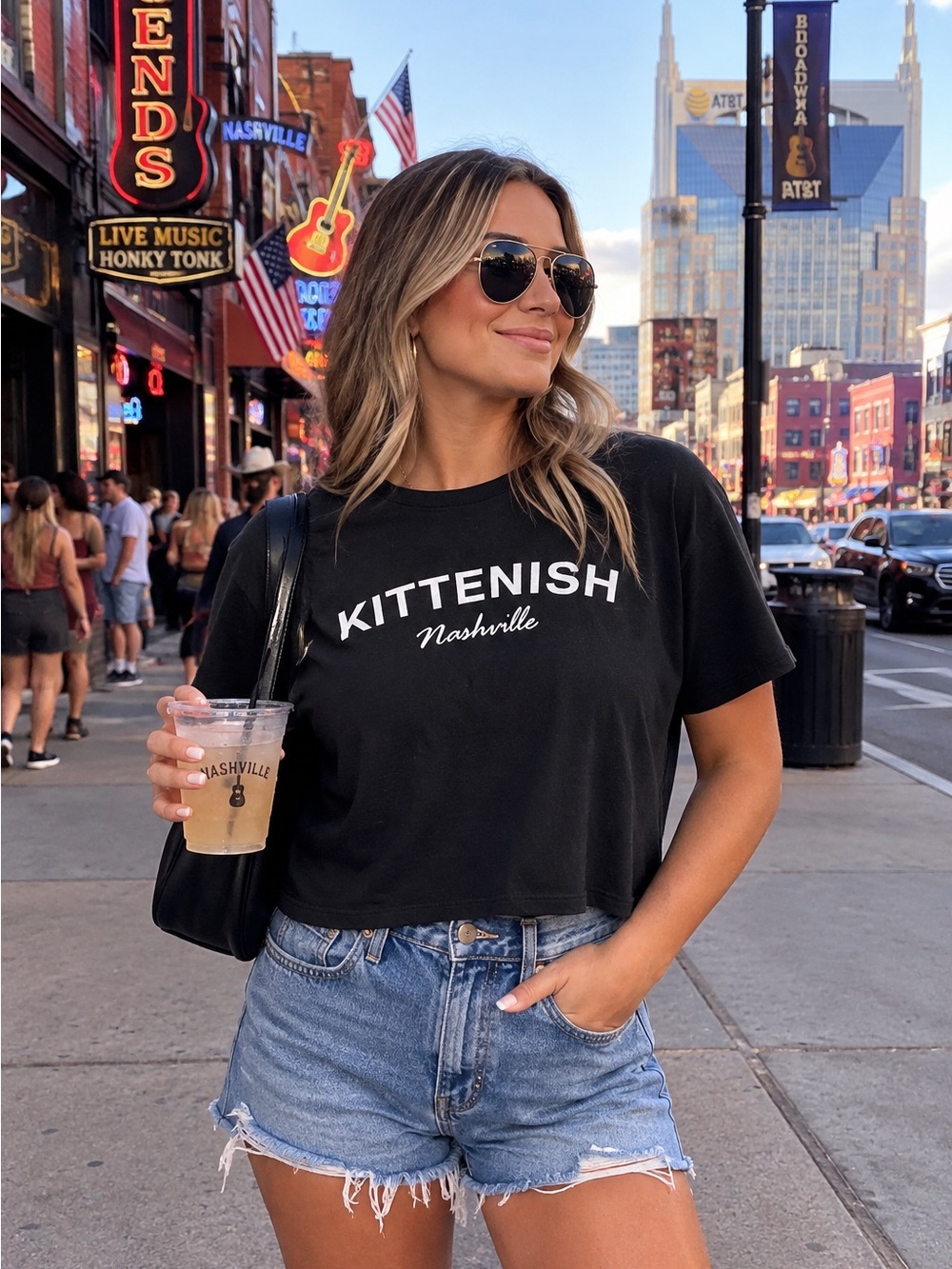 💕3/$25💕 Kittenish Nashville Tee